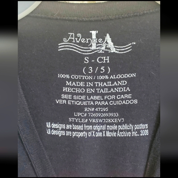 Marilyn Munroe Vintage T- shirt Tee Short Sleeves Black & Red Rhinstones Retro - Picture 6 of 8